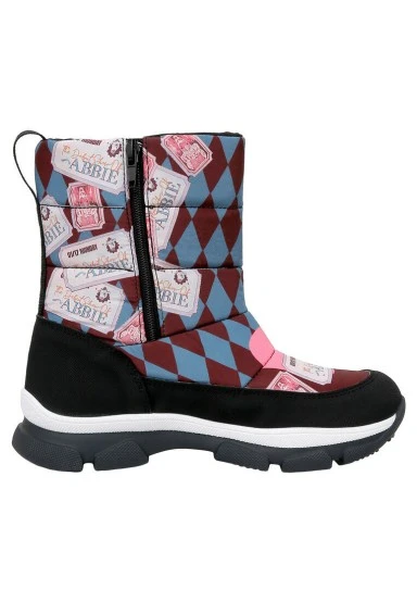 Women Vegan Multicolor Boots - Abbie Design - 