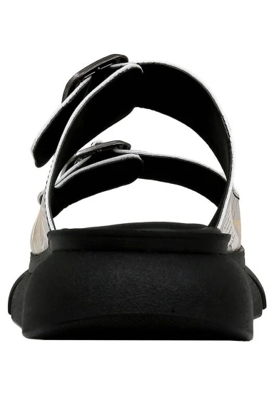 Women Vegan Multicolor Slippers - Pieces Of A Nostalgia Design - 