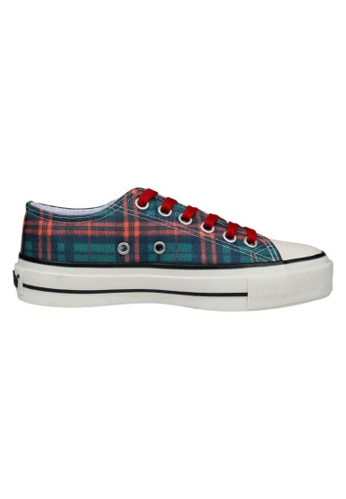 Women Vegan Multicolor Sneakers - Teddy Bear Design - 