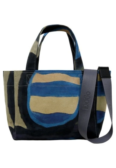 Women Vegan Multicolor Medium Tote Bag - Window Design - 