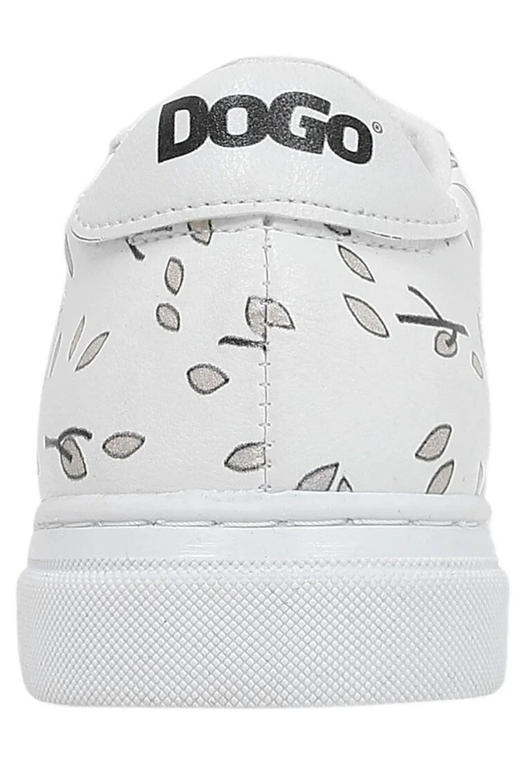 Çocuk Vegan Deri Beyaz Günlük Sneakers - Lemur Tasarım