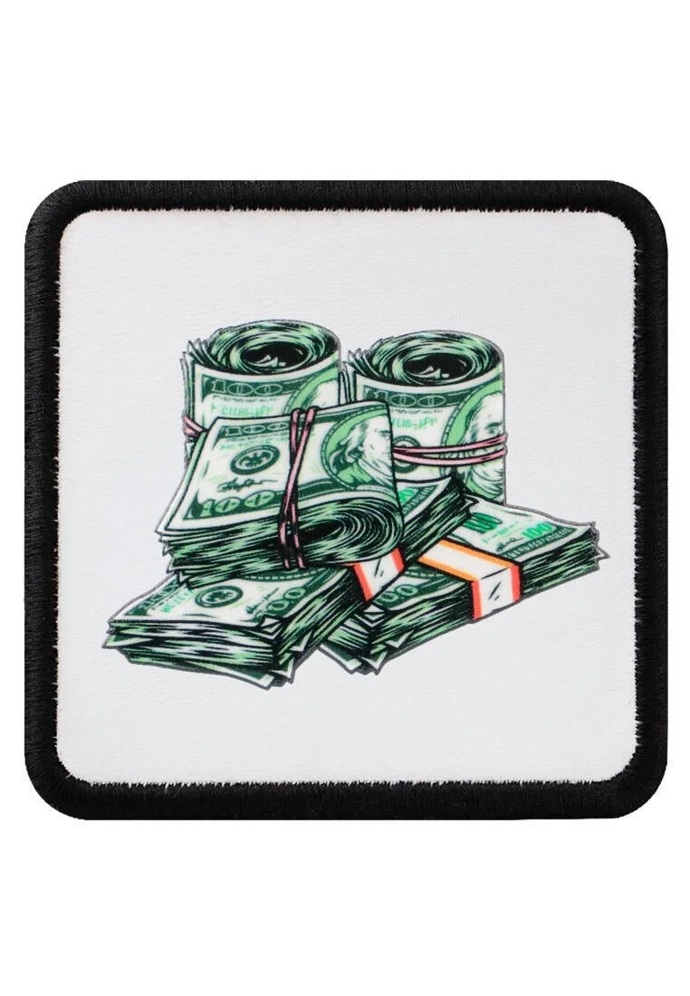 Unisex Çok Renkli Değiştirilebilir Şapka Sticker- Dollar Tasarım