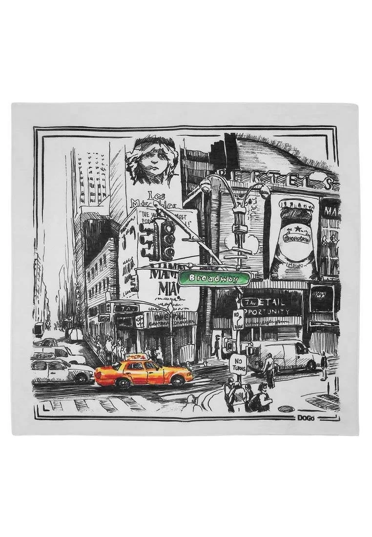 Çok Renkli Fular - Broadway Tasarım