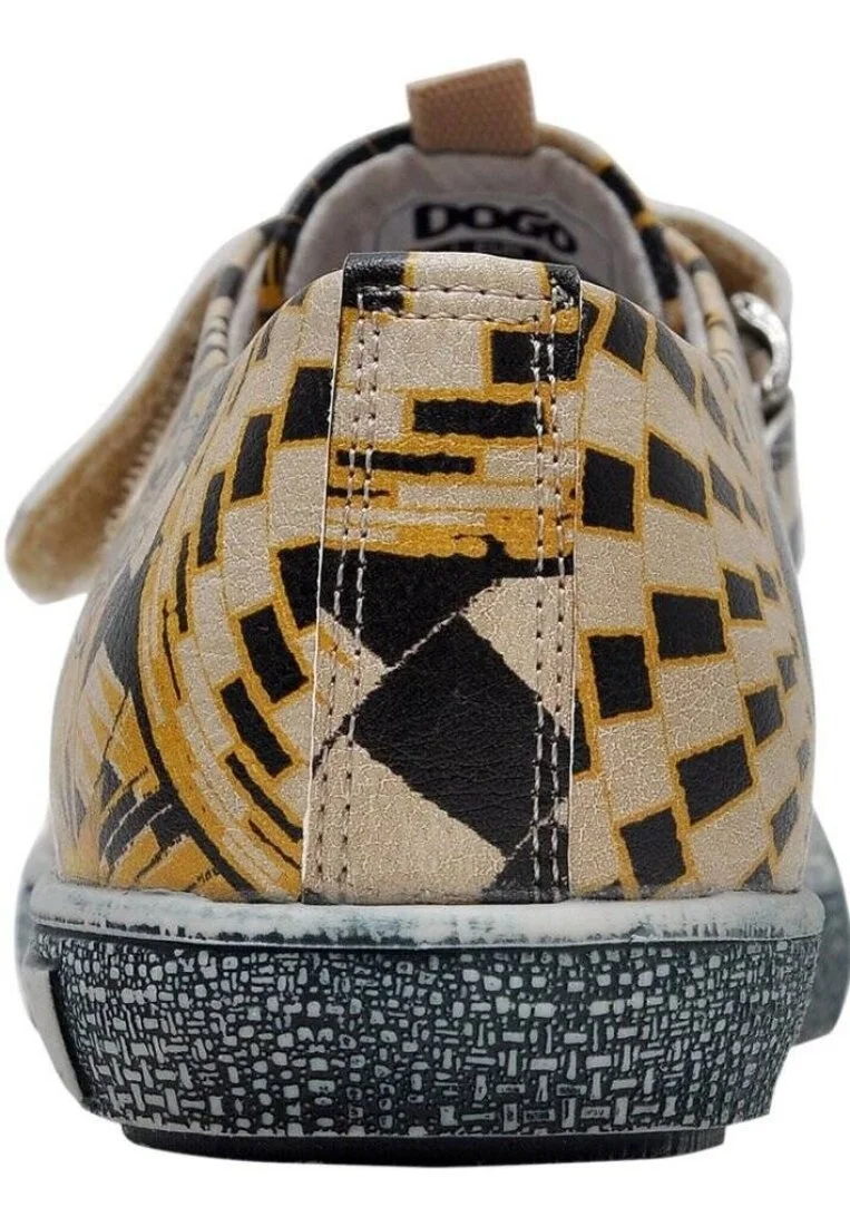 Enfants Cuir Vegan Beige Baskets Velcro - Warner Bros Shooting Star Bugs Bunny Motif