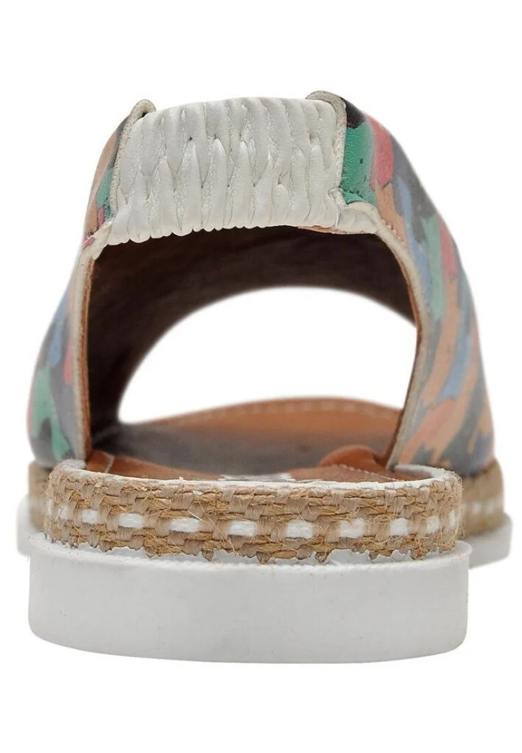 Enfants Cuir Vegan Multicolore Des Sandales - Keep Together Motif