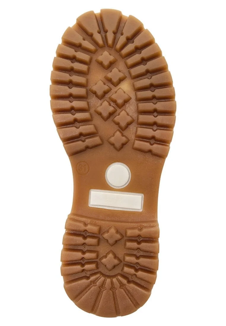 Enfants Cuir Vegan Vert Bottes Longues - Sometimes Life Goes On Motif