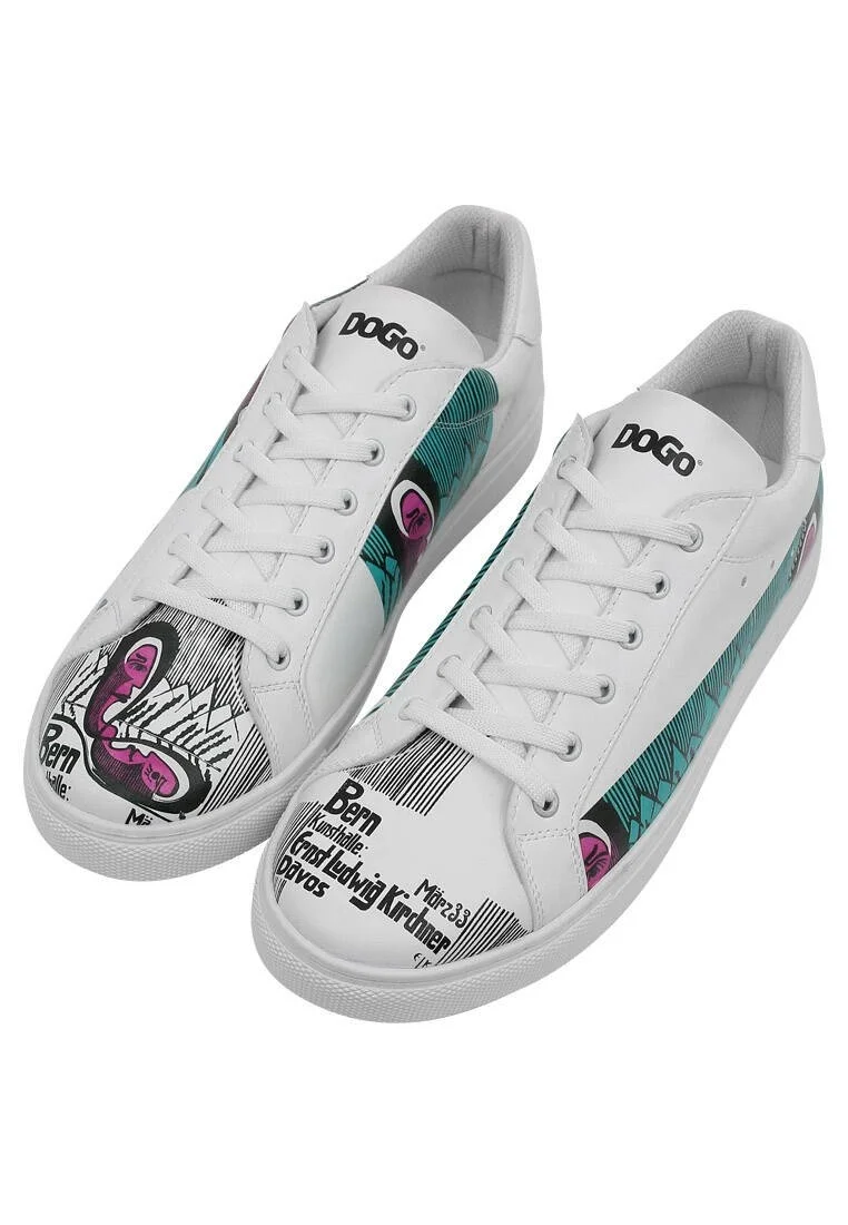 Erkek Vegan Deri Beyaz Sneakers - Kunsthalle Tasarım