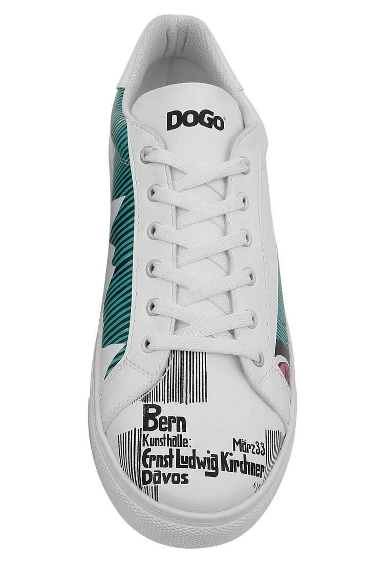 Erkek Vegan Deri Beyaz Sneakers - Kunsthalle Tasarım
