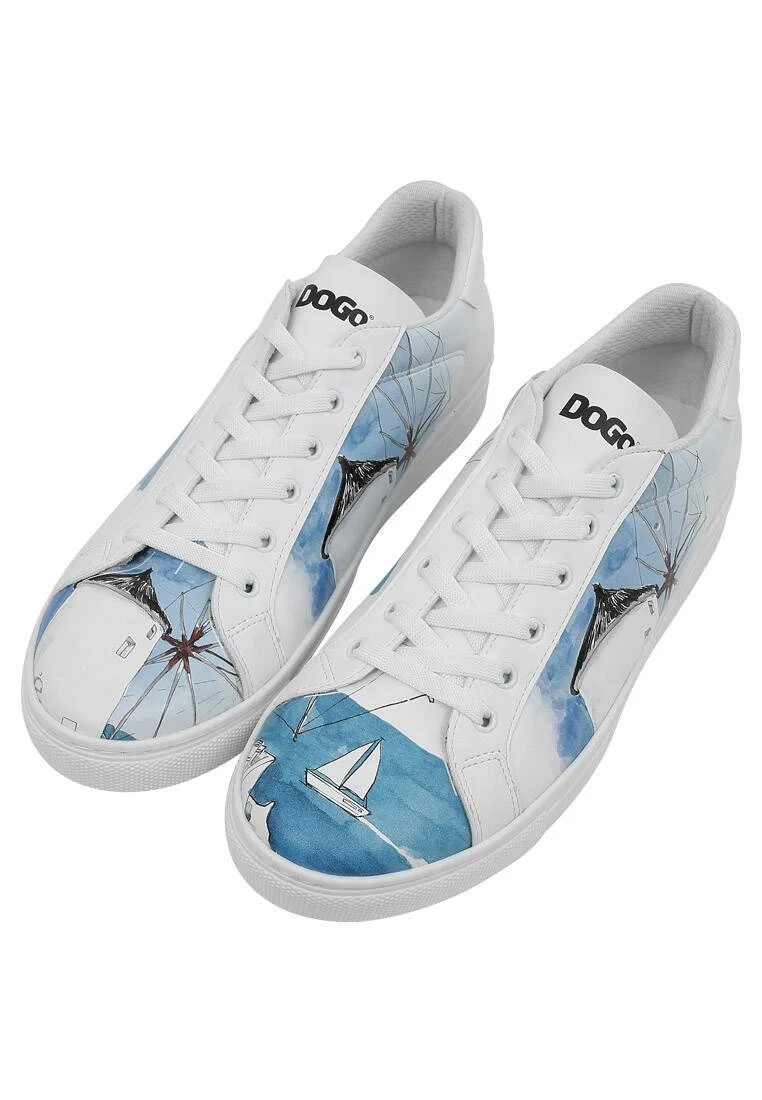 Erkek Vegan Deri Beyaz Sneakers - Meet me Halfway Tasarım