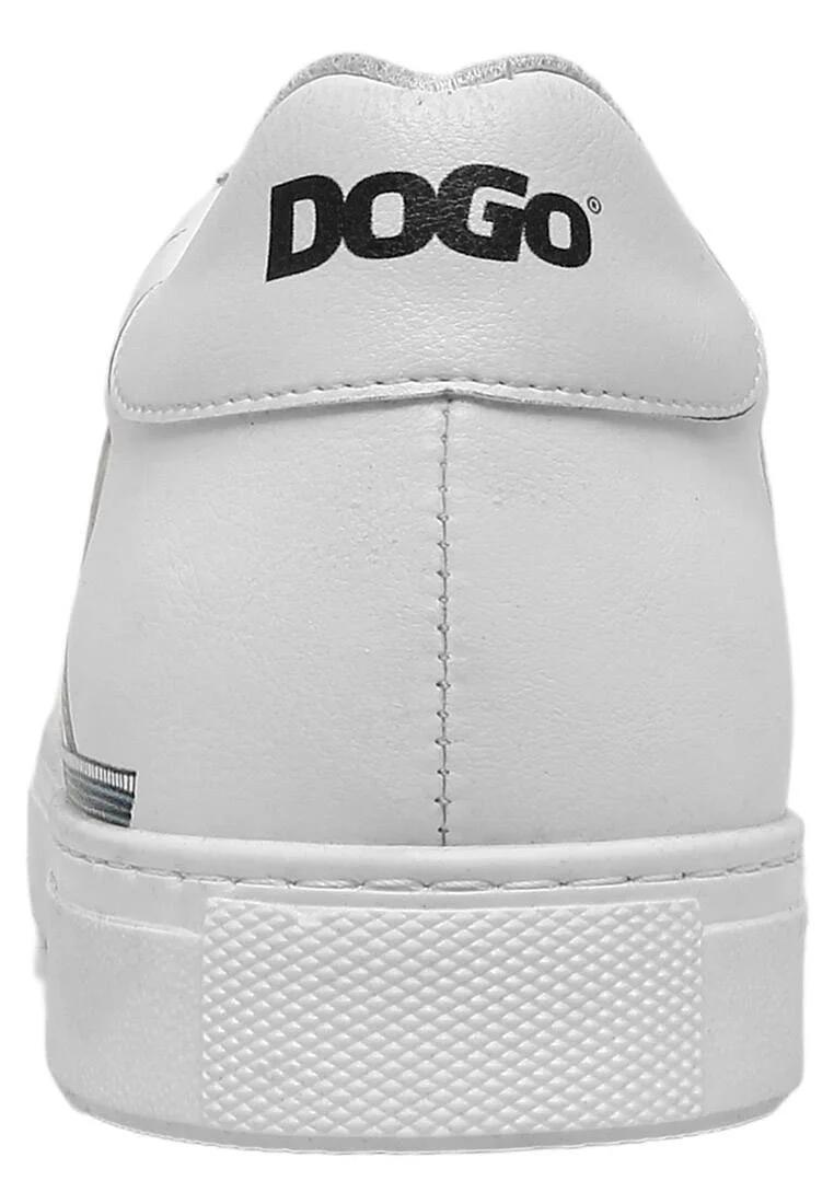 Erkek Vegan Deri Beyaz Sneakers - It's the Time for London Tasarım