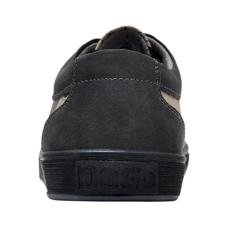 Femme Cuir Vegan Beige Baskets - Monochrome Cats Motif