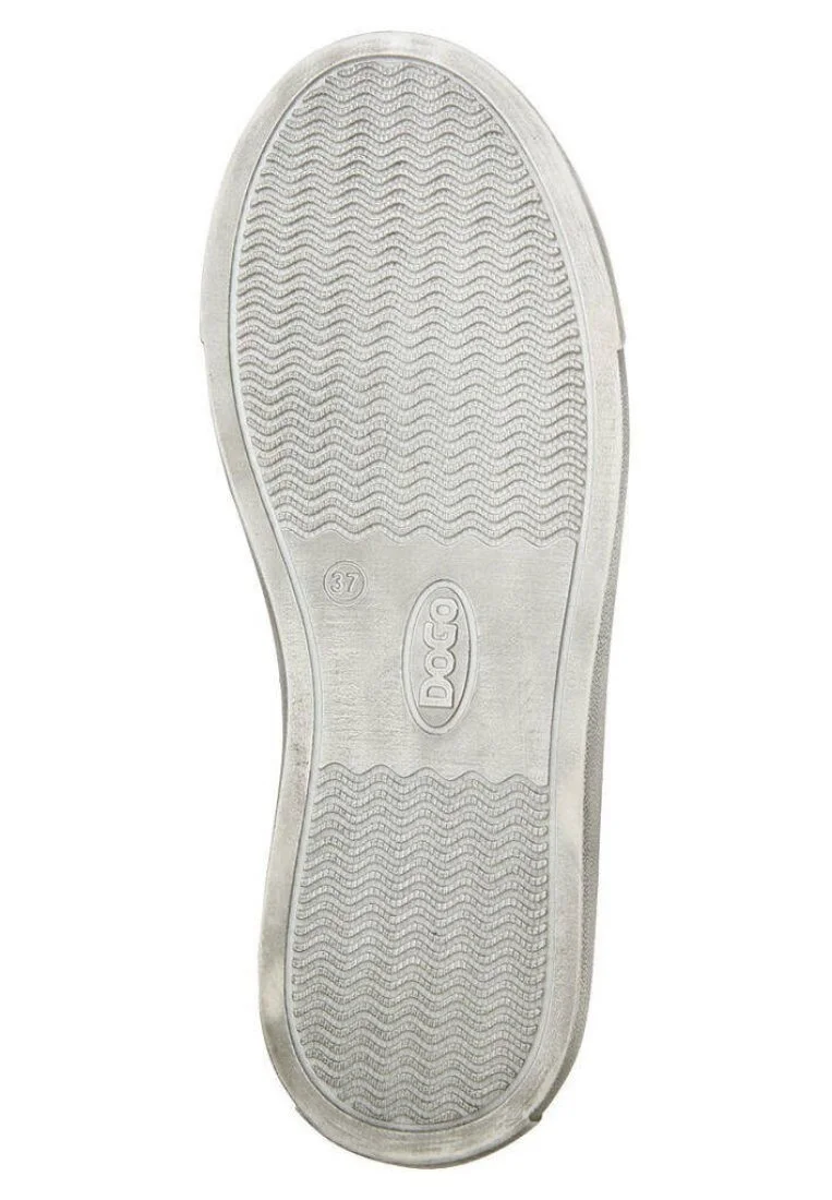 Femme Cuir Vegan Beige Baskets - Go Home Motif