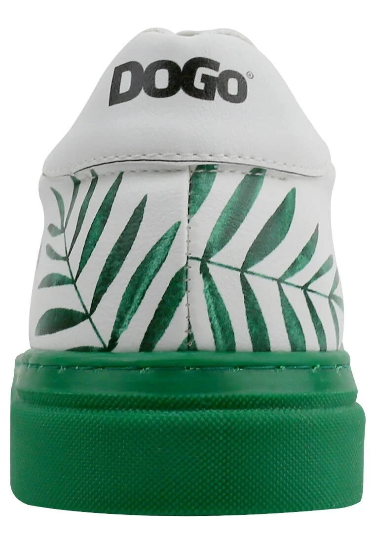Femme Cuir Vegan Blanc Baskets - Soar the Sky Motif