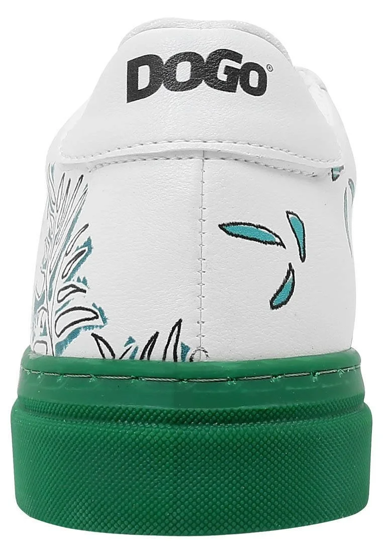 Femme Cuir Vegan Blanc Baskets - Koala Hug Motif