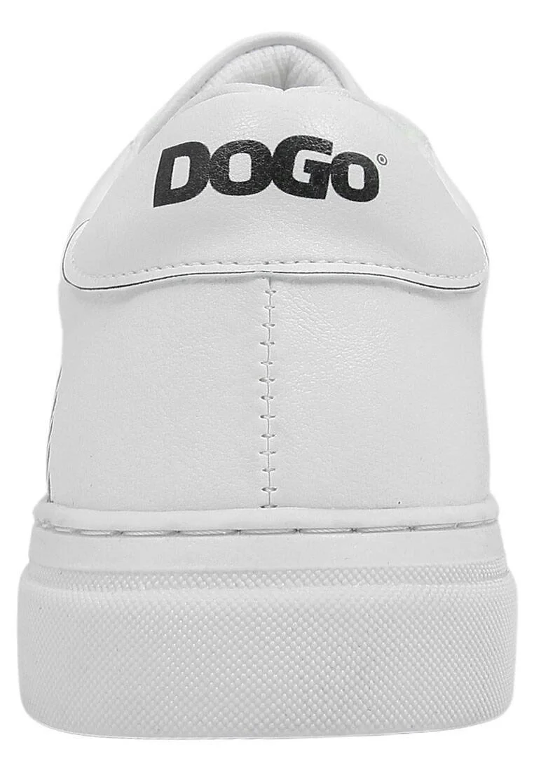 Femme Cuir Vegan Blanc Baskets - Bring Your Colours to Life Motif