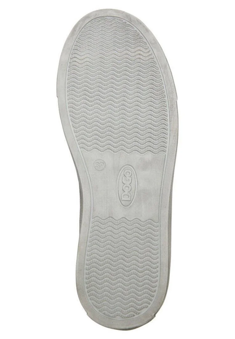 Femme Cuir Vegan Bleu Baskets - Amsterdam Motif