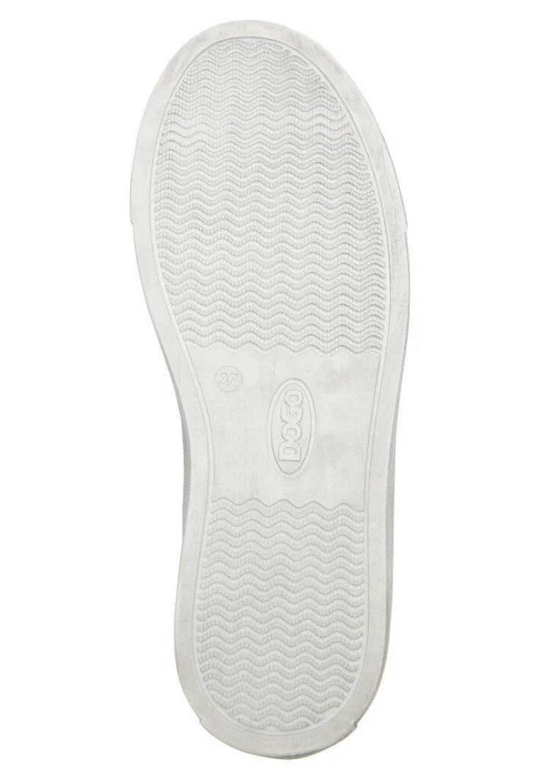 Femme Cuir Vegan Bleu Baskets - It is a New Day Motif