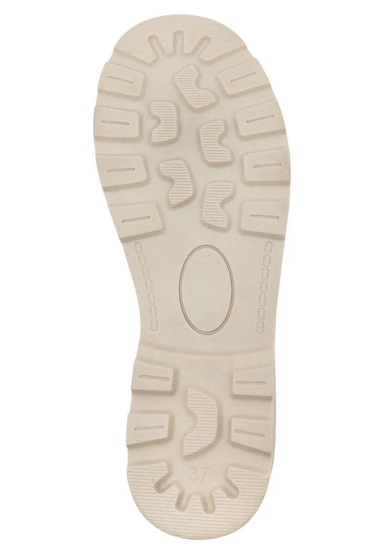 Femme Cuir Vegan Bleu Bottes - Born to Travel in the Ocean Motif