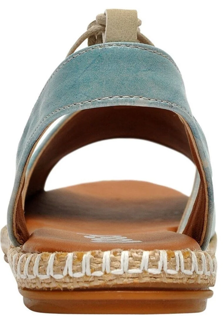 Femme Cuir Vegan Bleu Sandales à Lacets - Caretta-Hey Dude Motif