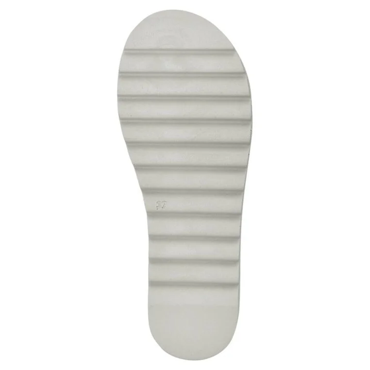 Femme Cuir Vegan Bleu Sandales Compensées - Caretta-Hey Dude Motif