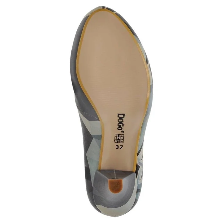 Femme Cuir Vegan Bleu Foncé Bottes à Talons Hauts - Husky Motif