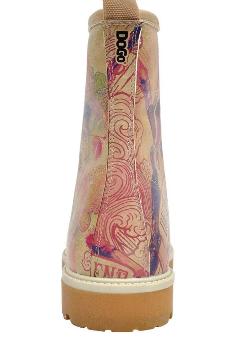 Femme Cuir Vegan Multicolore Bottes Longues - Warner Bros Friendship and Bravery Harry Potter Motif