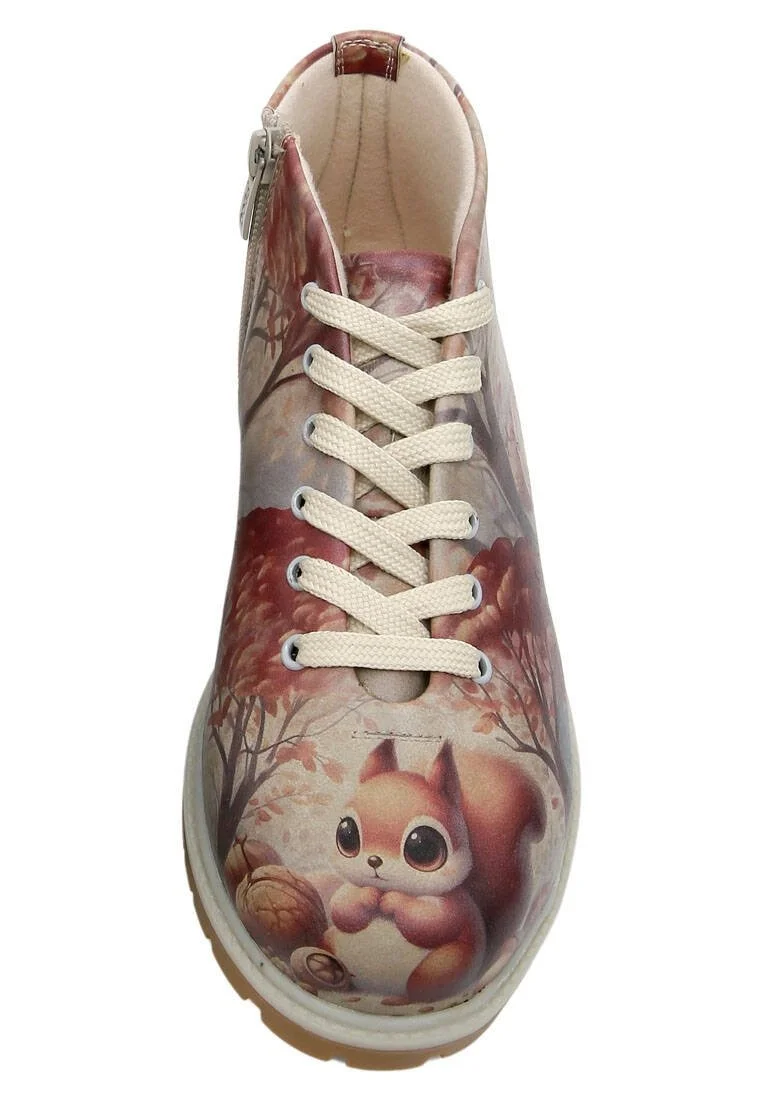 Femme Cuir Vegan Multicolore Bottines - These are Ma Nuts Motif