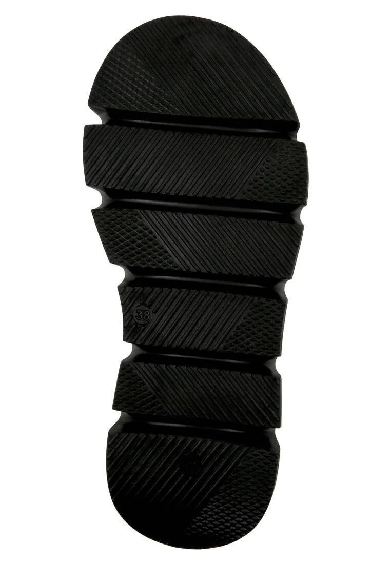 Femme Cuir Vegan Multicolore Chaussons Compensées - All Beauty is in You Motif