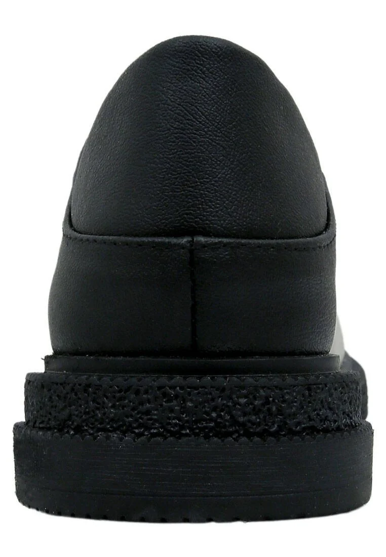 Femme Cuir Vegan Noir Chaussures Décontractées - Sunset Animals Motif