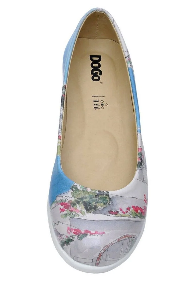 Femme Cuir Vegan Multicolore Chaussures Plates - Sea You Soon Motif