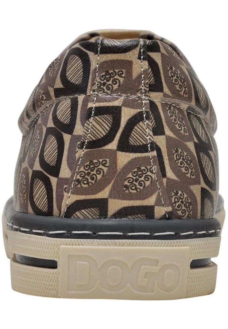 Femme Cuir Vegan Gris Baskets - Hi Darling Motif