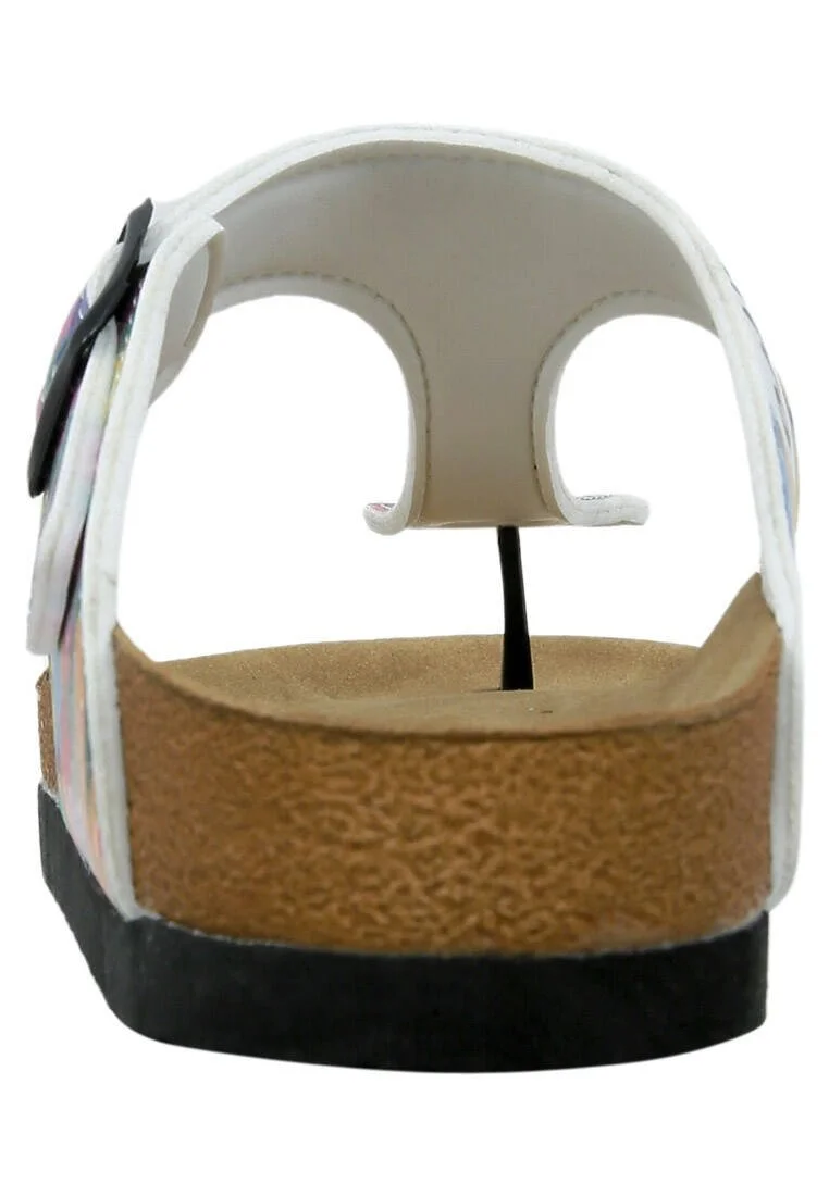 Femme Cuir Vegan Jaune Sandales - No More Drama Motif