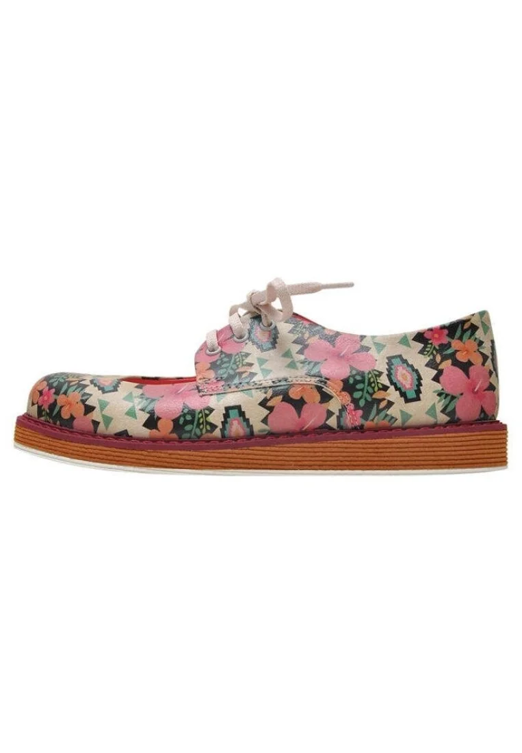 Femme Cuir Vegan Multicolore Baskets - I am Still Growing Motif