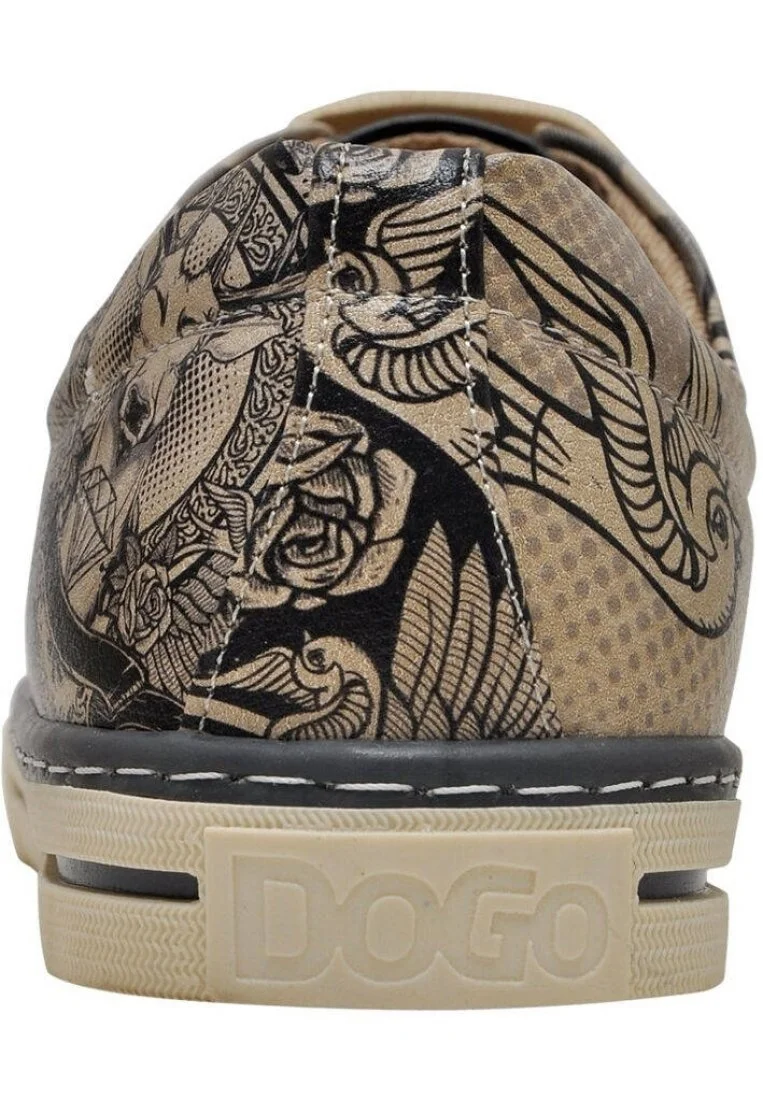 Femme Cuir Vegan Multicolore Baskets - Cuernos De Venado Motif
