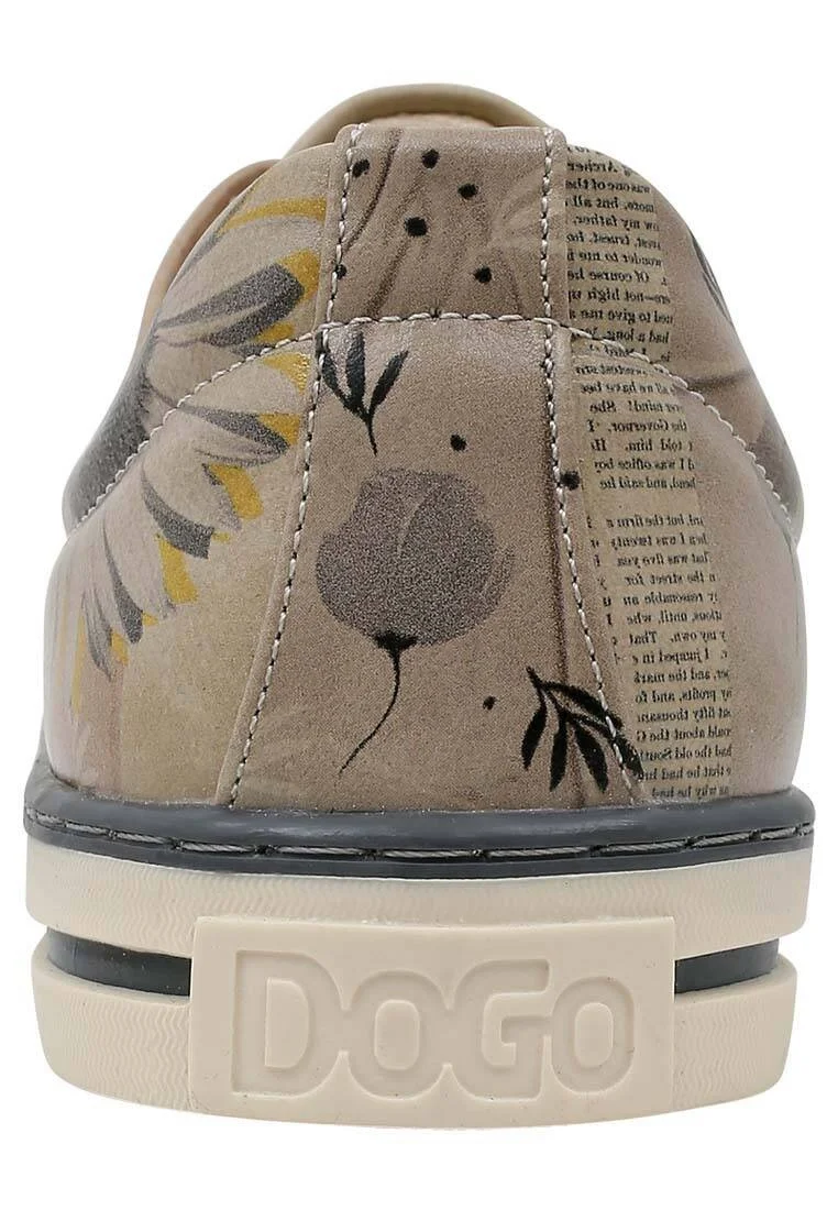 Femme Cuir Vegan Multicolore Baskets - Picture Perfect Motif