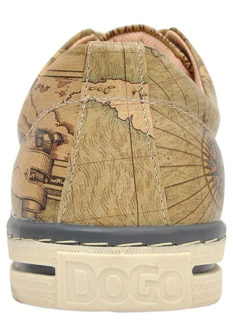 Femme Cuir Vegan Multicolore Baskets - Warner Bros Mappa Mundi Fantastic Beasts Motif