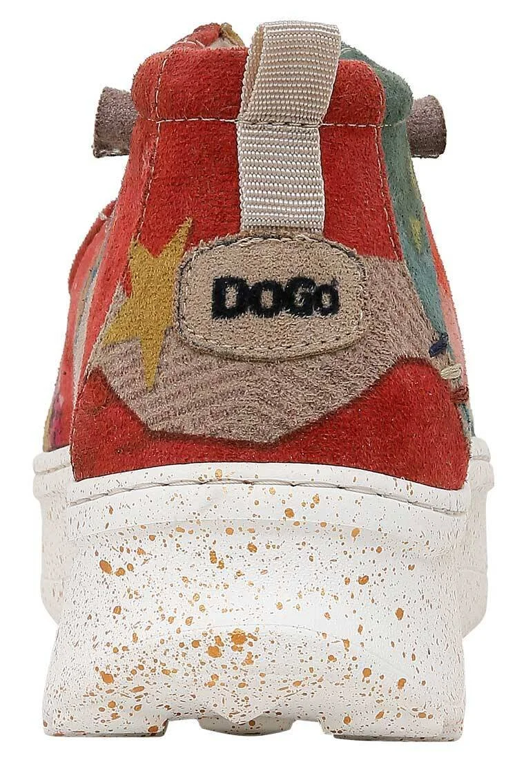 Femme Cuir Vegan Multicolore Bottes - Paperanimals Motif