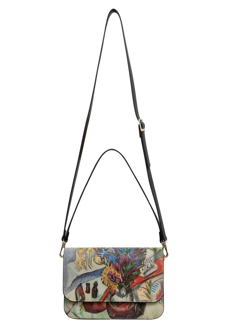 Femme Cuir Vegan Multicolore Sac à Main - Still Life Motif