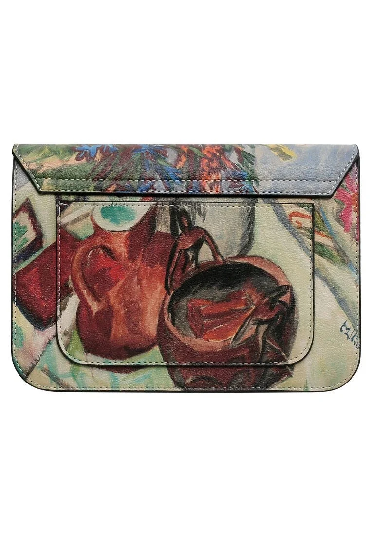Femme Cuir Vegan Multicolore Sac à Main - Still Life Motif