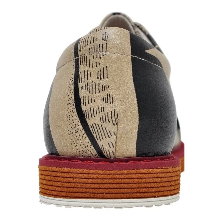 Femme Cuir Vegan Noir Baskets - Art Changes Everything Motif