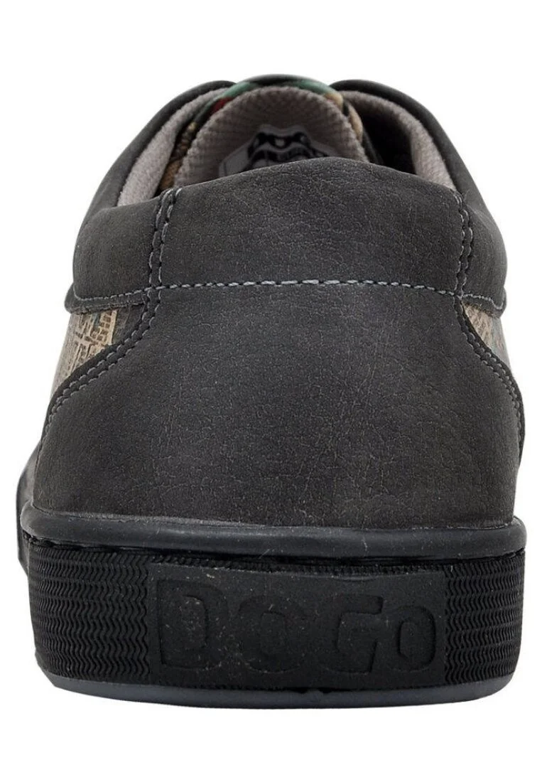 Femme Cuir Vegan Noir Baskets - Beautiful Eyes Motif