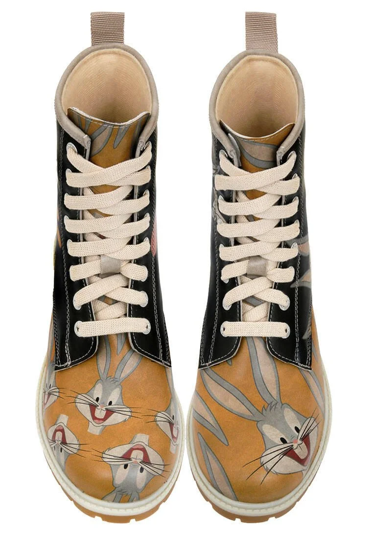 Femme Cuir Vegan Noir Bottes Longues - Warner Bros Looney Tunes Double Trouble Motif Femme Cuir Vegan Noir Bottes Longues - Warner Bros Looney Tunes Double Trouble Motif