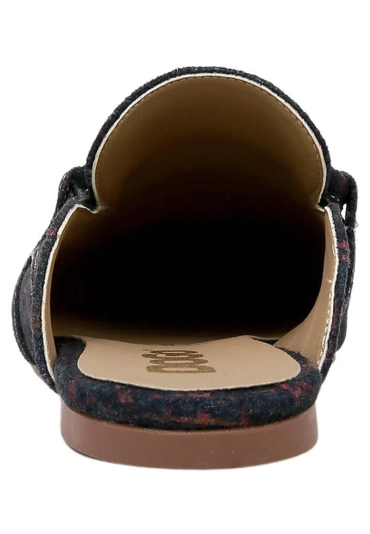 Femme Cuir Vegan Noir Chaussons - Warner Bros Tasmanian Devil Motif