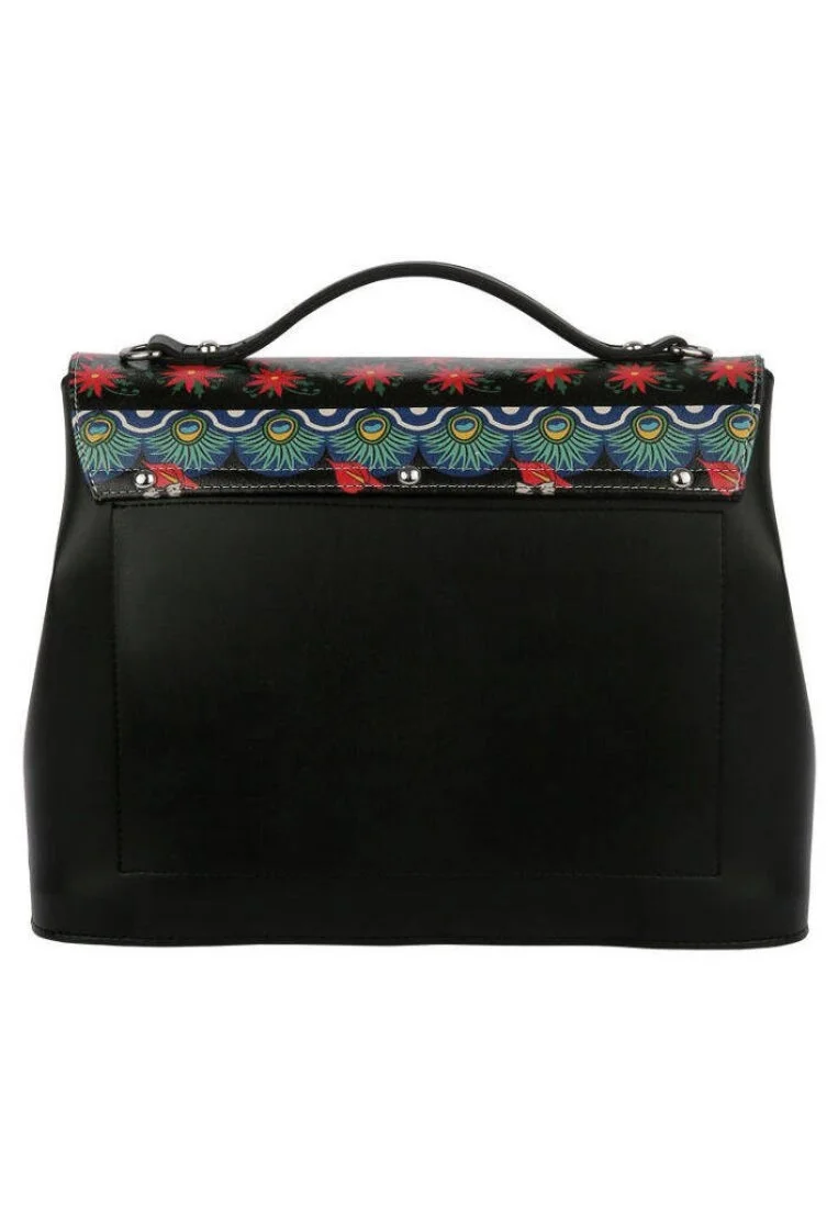 Femme Cuir Vegan Noir Sac à Main - Te Amo Frida Kahlo Motif