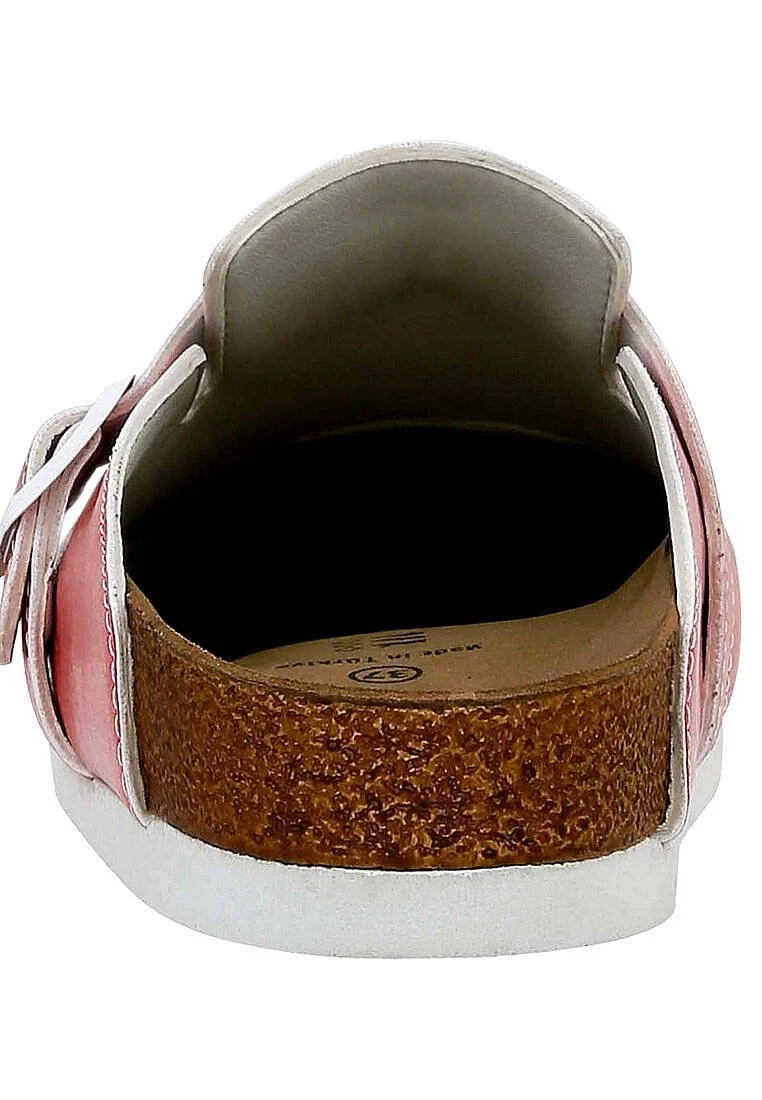 Femme Cuir Vegan Orange Chaussons - Warner Bros Tom et Jerry Motif