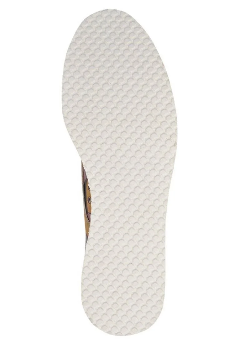 Femme Cuir Vegan Rose Baskets - Feathers Motif