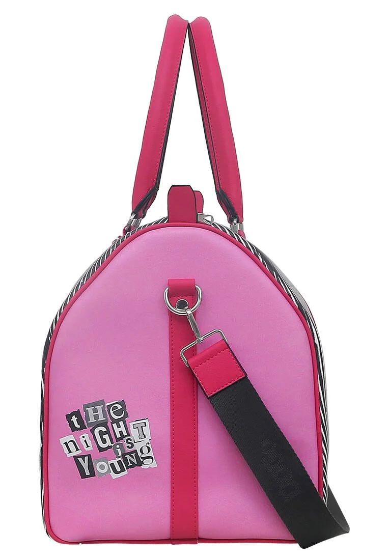 Femme Cuir Vegan Multicolore Sac de Voyage - Night Is Young Motif Femme Cuir Vegan Multicolore Sac de Voyage - Night Is Young Motif