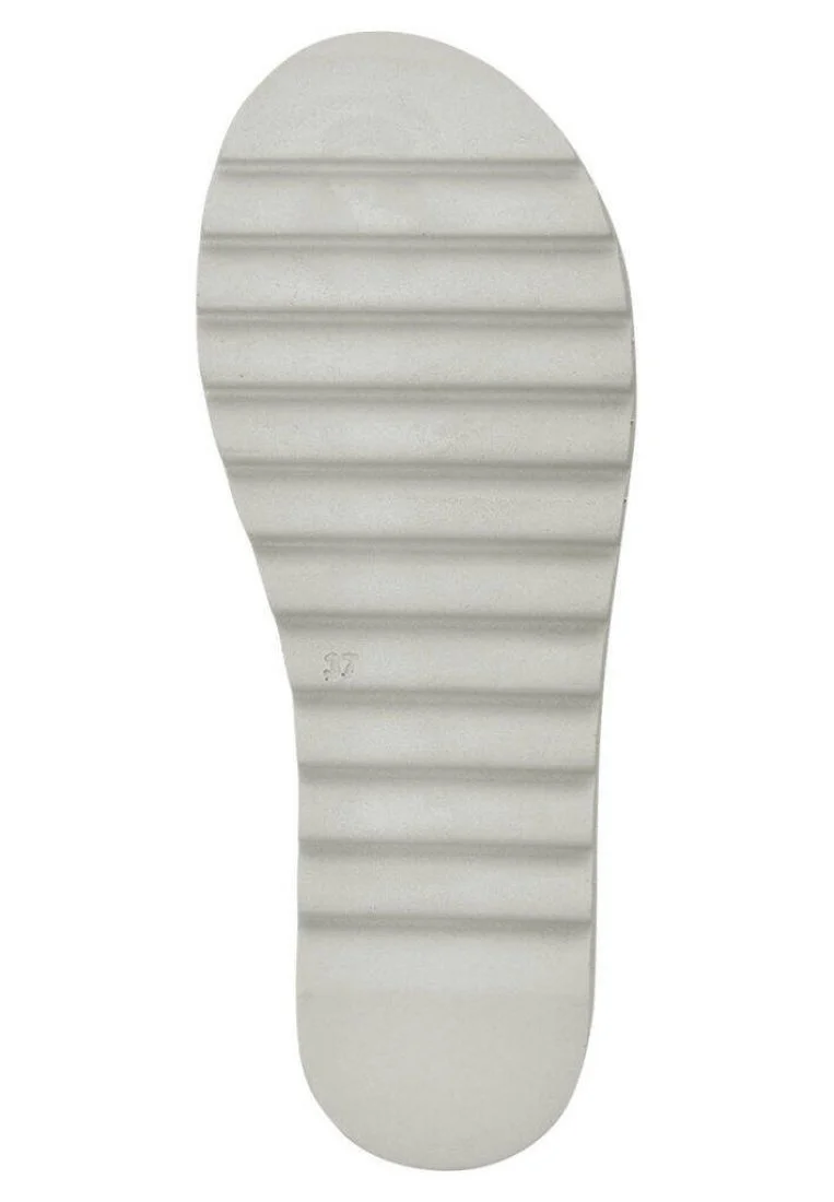 Femme Cuir Vegan Multicolore Sandales compensées - Clowder Motif