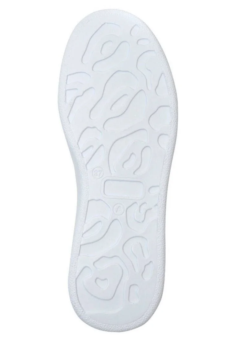 Femme Cuir Vegan Turquoise Baskets - Amsterdam Vibes Motif
