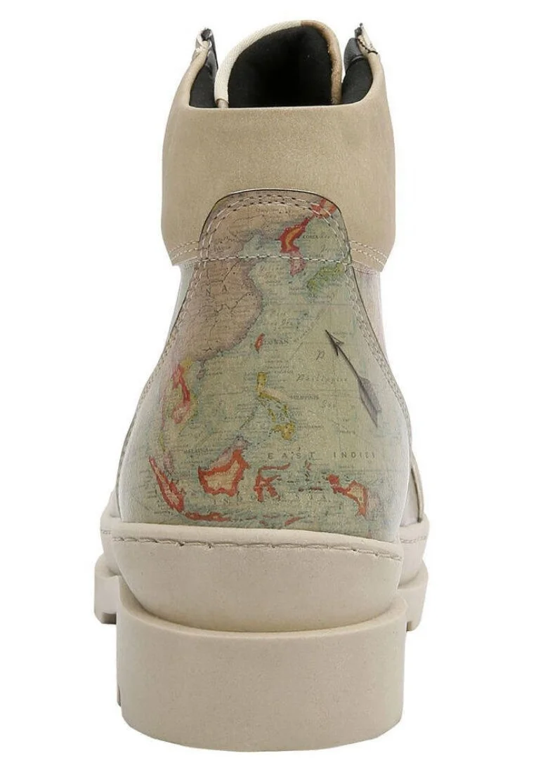Femme Cuir Vegan Vert Bottes - Explore Motif